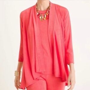 Chico’s Draped Open cardigan